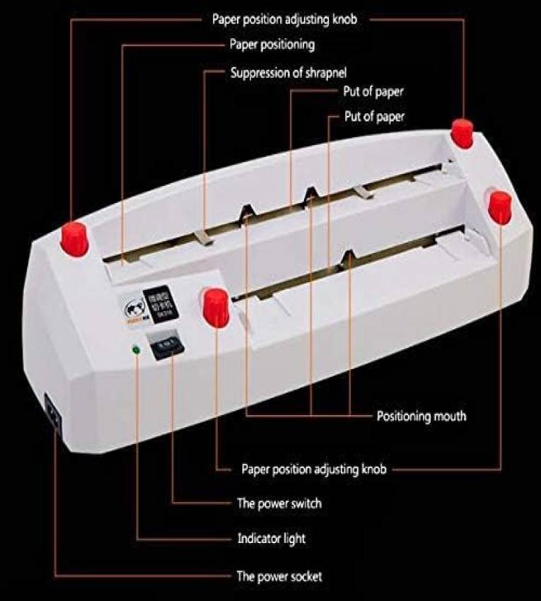 Machine de découpe électrique pour cartes de visite et Découpeuse professionnelle pour cartes d’affaires, badges et certificats